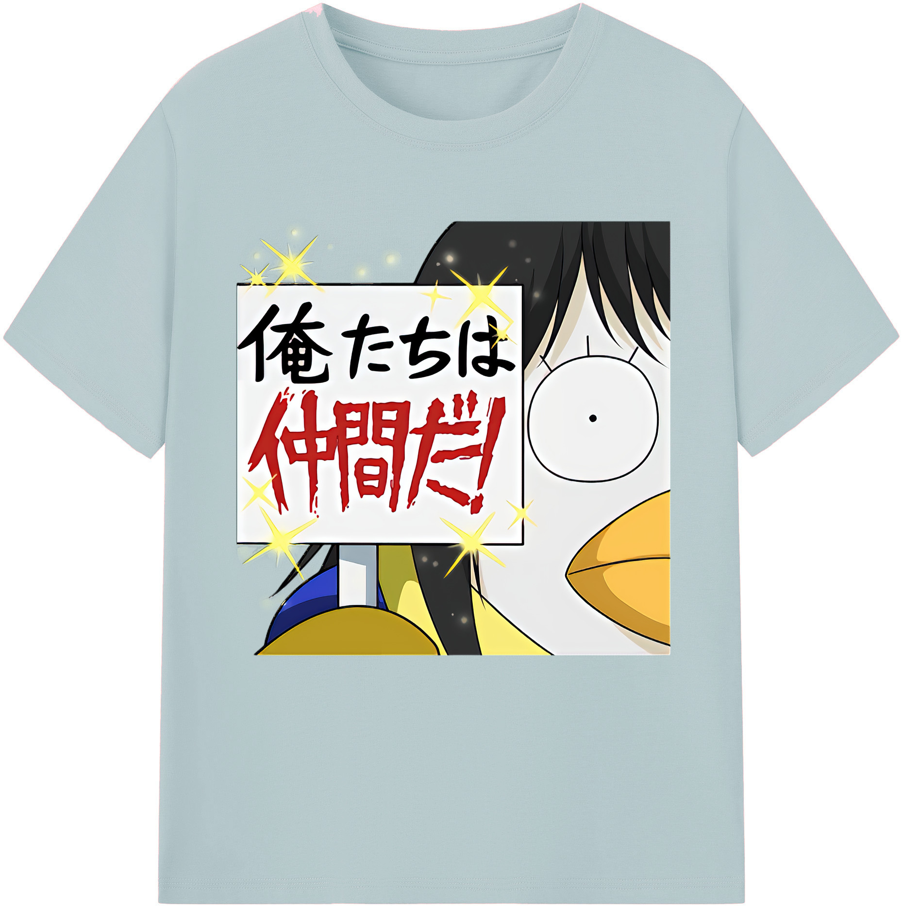 （画像用） ぎんたま 坂田銀時（さかたぎんとき） 神楽 志村新八（しむら しんぱち） GINTAMA Sakata Gintoki Kagura Shimura Shinpachi 綿100％半袖Tシャツ（フロントプリント）
